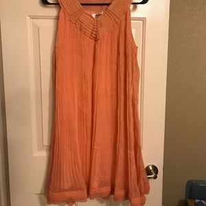 Dresses - NWOT Beautiful handmade silk dress peach ๐ Dresses - NWOT Beautiful handmade silk dress peach ๐